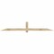 Ekena Millwork Eugene Rough Sawn Timber Gable Bracket, Douglas Fir, 96"W x 16"H x 4"D x 4"F, 4/12 Pitch GBW096X16X0404EUG00RDF - alternate 1